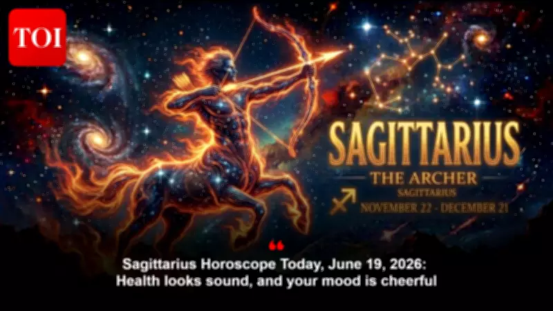 Sagittarius Horoscope Today: June 19, 2026 - Luck and Progress Await