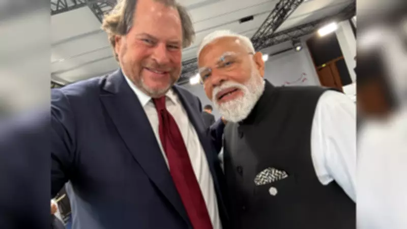 Salesforce CEO Benioff Shares Selfie with PM Modi at G7 Summit, Discusses AI