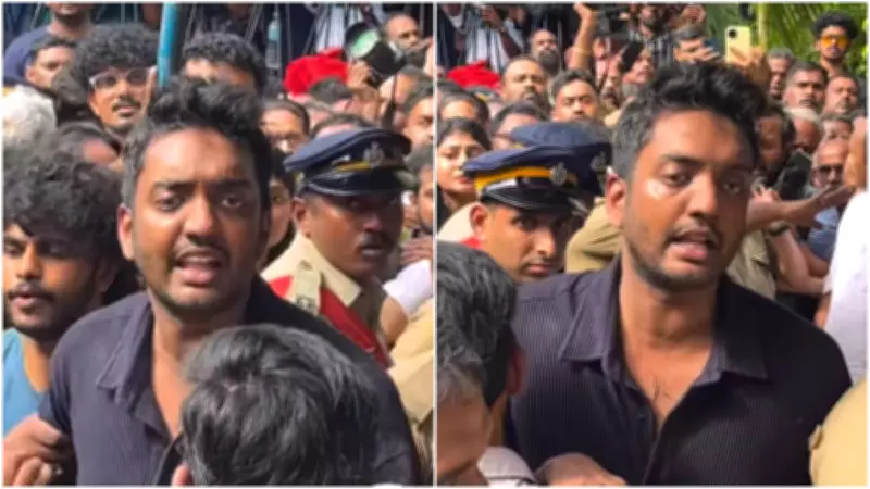 Salim Kumar's Son Chandu Confronts Paparazzi at Father's Funeral