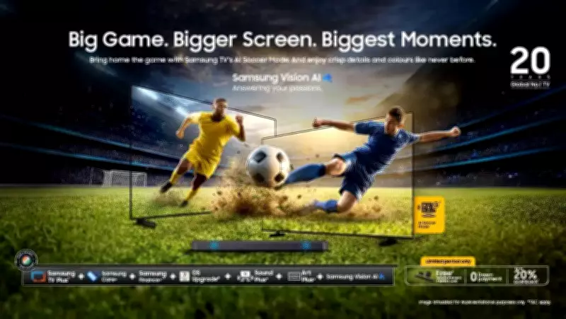 Samsung India Launches 'Big Game, Bigger Screen' Campaign for Football Fans