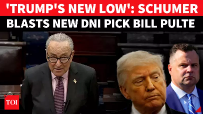 Schumer Blasts Trump's Pick of Bill Pulte as New Spy Chief
