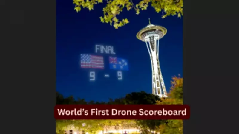 Seattle to Launch World's First Drone Scoreboard for FIFA World Cup