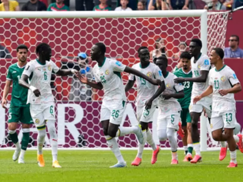 Senegal Crush 10-Man Iraq 5-0 to Boost World Cup Knockout Hopes