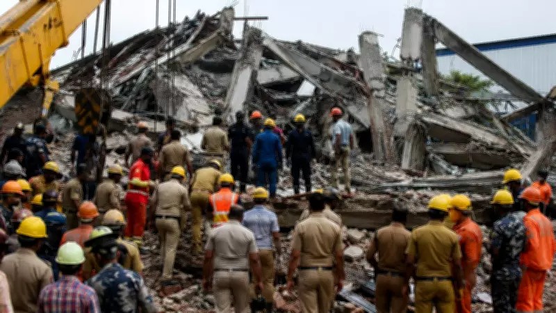 Several Feared Trapped After Under-Construction Warehouse Collapses in West Kolkata