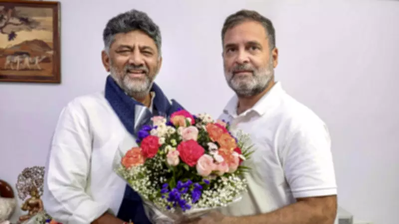 Shivakumar Credits Gandhi Family for His Rise Ahead of Karnataka CM Oath