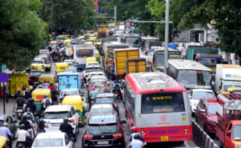 Shivakumar's Pre-Swearing Tour Causes Massive Traffic Jams in Bengaluru