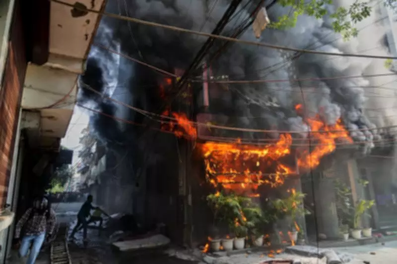 Shocking Visuals from Restaurant Fire in South Delhi's Malviya Nagar