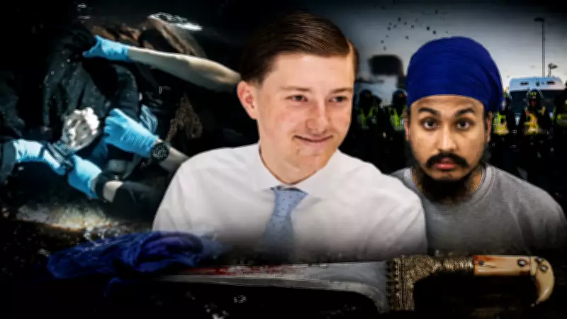 Sikh Man Stabs Student to Death: Police Bodycam Footage Released