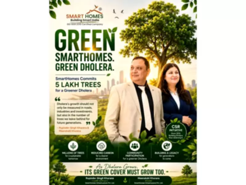 SmartHomes Launches Green Initiative to Plant Over 5 Lakh Trees in Dholera