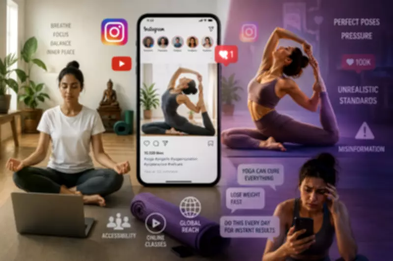 Social Media Transforms Yoga Practice from Parks to Screens