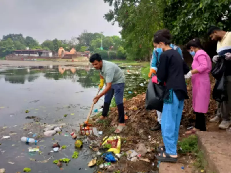 Software Engineer Dedicates Sundays to Cleaning Bhubaneswar's Ancient Bindusagar Lake