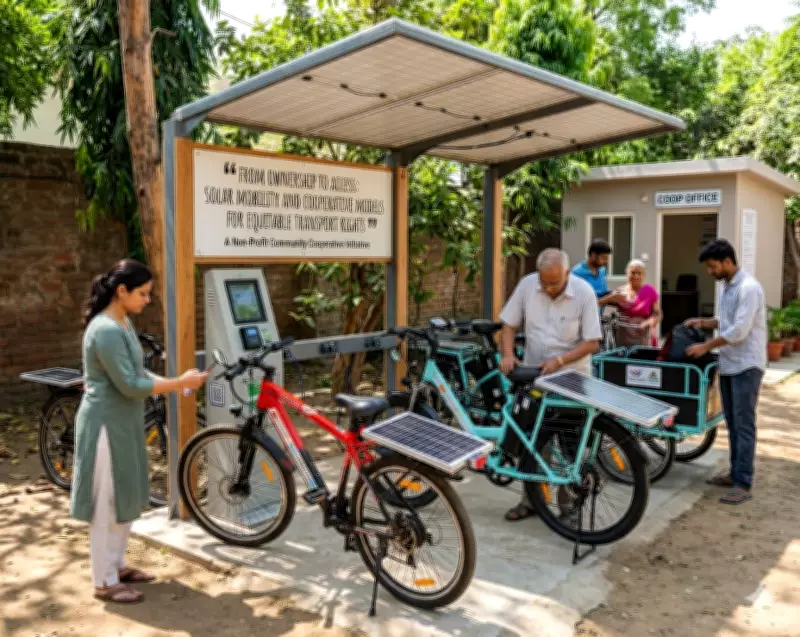 Solar Bicycle Cooperatives Inspired by Amul Model to Transform Urban Mobility