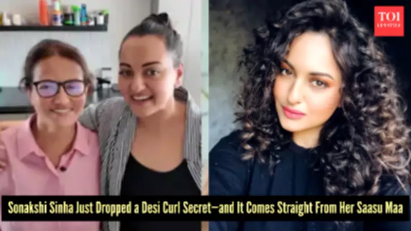 Sonakshi Sinha Shares Easy Homemade Curl Hack Taught by Her Mother-in-Law