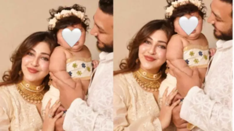 Sonarika Bhadoria's Daughter Virika's Annaprashan Ceremony Photos