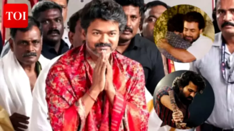 South Cinema Buzz: Lawrence on Politics, Suriya's Gift, 'Peddi' Edits, Vijay's Visit