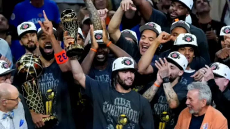 Spurs Fan Rescued by NYPD Amid Knicks Championship Chaos After 53-Year Drought