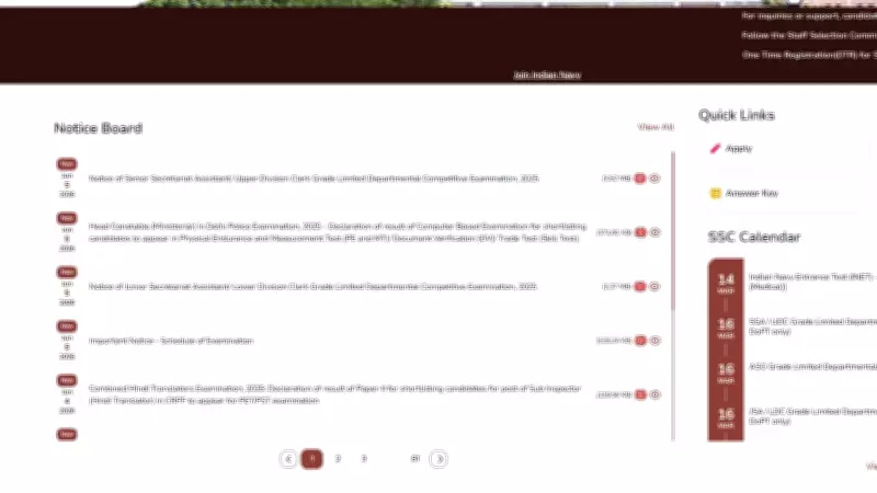 SSC CHT Paper Two Result 2025 Out: 1722 Candidates Qualify