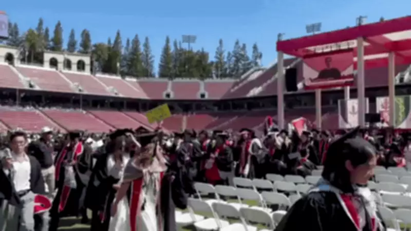 Stanford Students Walk Out on Google CEO Sundar Pichai Over Israel Contract