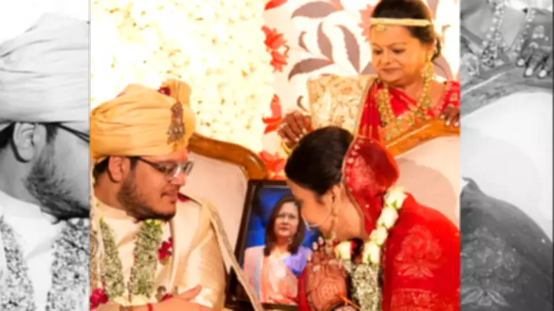 Stepmother Holds Late Mother's Photo During Kanyadaan, Leaves Everyone in Tears