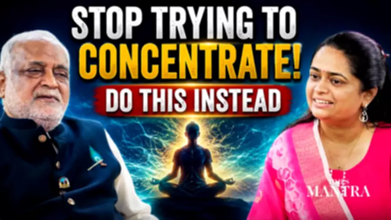 Stop Forcing Focus: Daaji Reveals a Powerful Method for Better Concentration
