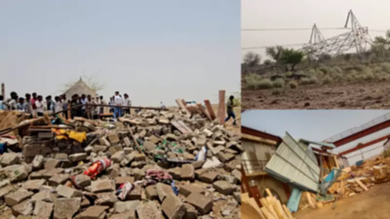 Storm Kills 2 Children, Wreaks Havoc in Barmer, Jaisalmer