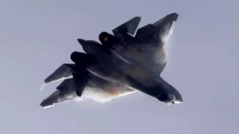 Sukhoi Jet Lands at Navi Mumbai Airport, Showcasing Dual-Use Aviation
