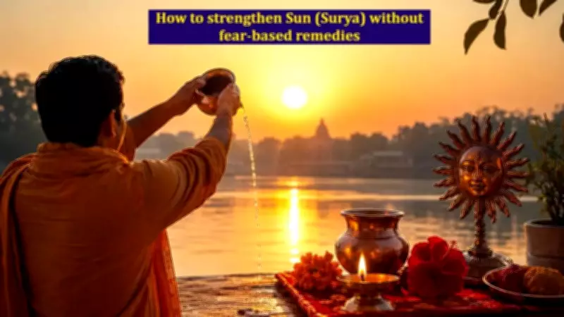 Sun Remedies in Vedic Astrology: Simple Practices for Inner Strength
