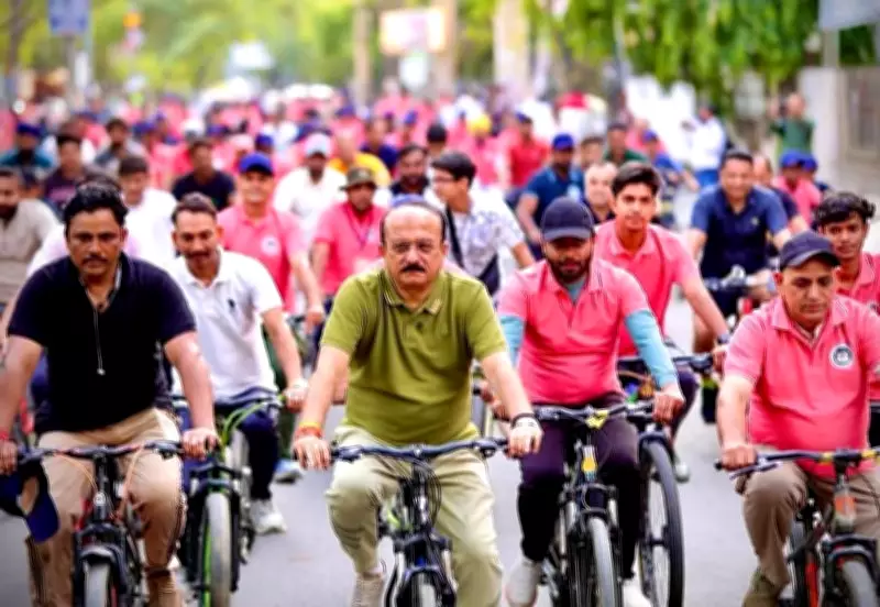 Sunday on Cycle Rally Promotes Fitness and Green Commute in Delhi