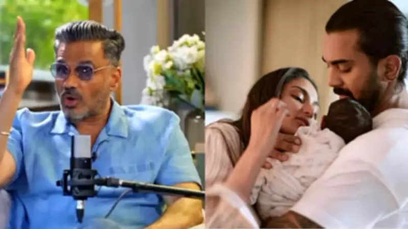 Suniel Shetty's granddaughter Evaarah offers laddoos to PM Modi photo
