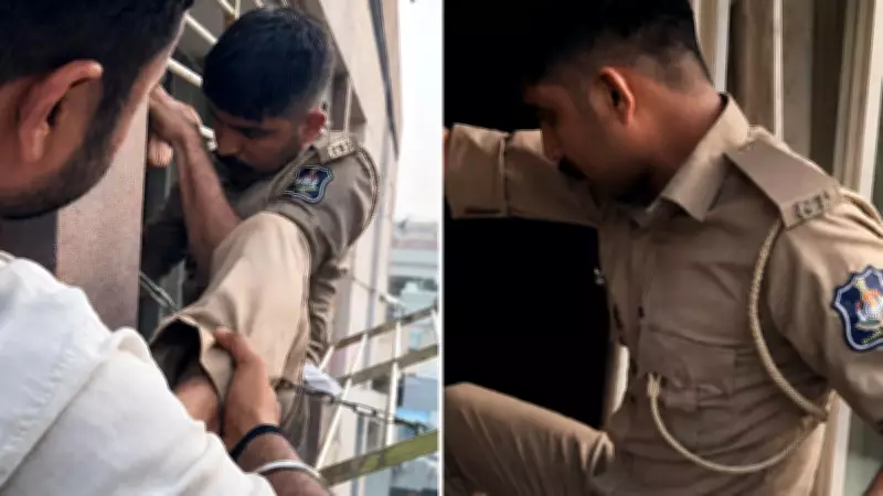 Surat Cop Climbs Into Locked 7th Floor Flat to Save Man Attempting Suicide