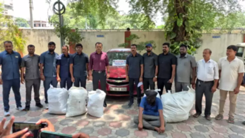 Suspended CISF Constable Arrested with 158 kg Ganja in Hyderabad