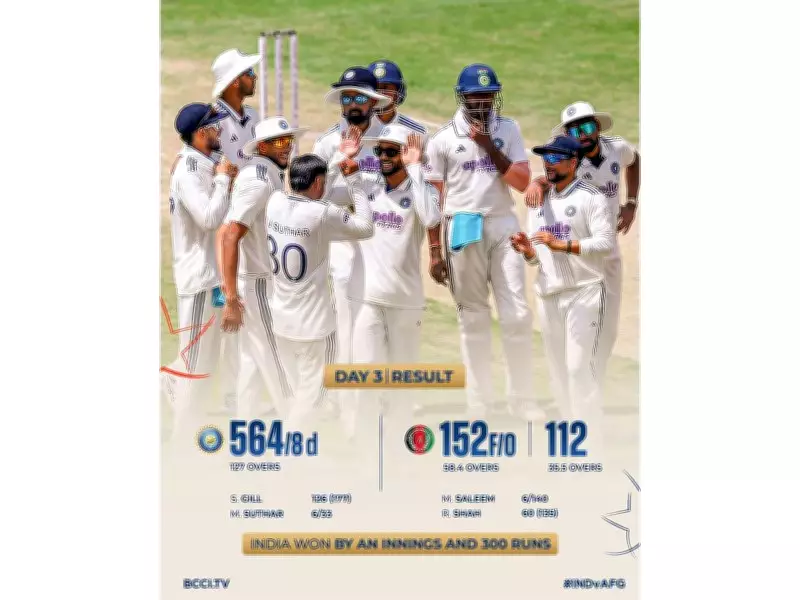 Suthar, Washington Spin Web as India Register Biggest Innings Win in Tests