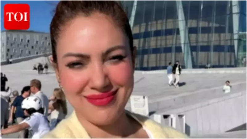 Taarak Mehta Actress Munmun Dutta Struggles with Sun on Norway Trip