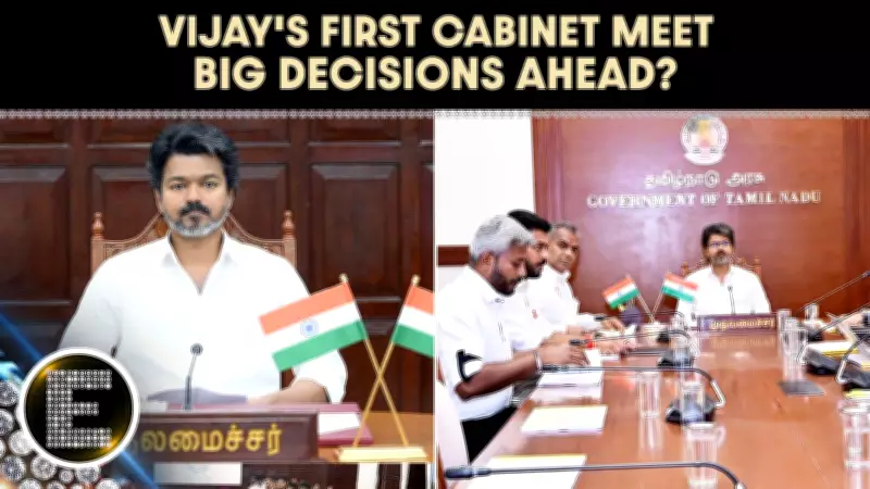 Tamil Nadu CM Vijay Chairs First Cabinet Meeting, Unveils New Governance Vision
