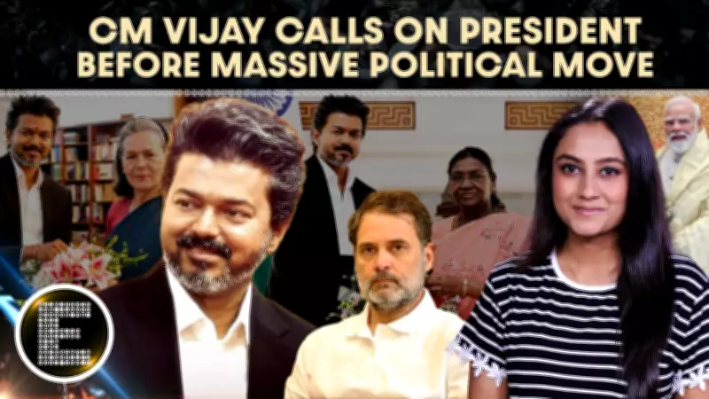 Tamil Nadu CM Vijay meets President Murmu, Sonia, Rahul in Delhi