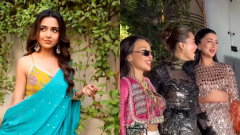 Tejasswi Prakash Celebrates Birthday with Karan Kundrra and Desi Bling Cast