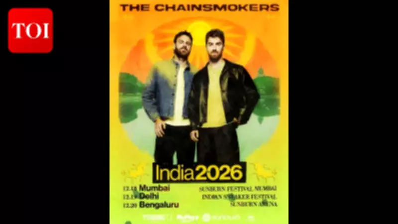The Chainsmokers to Return to India for Sunburn Festival 2026 Tour in December