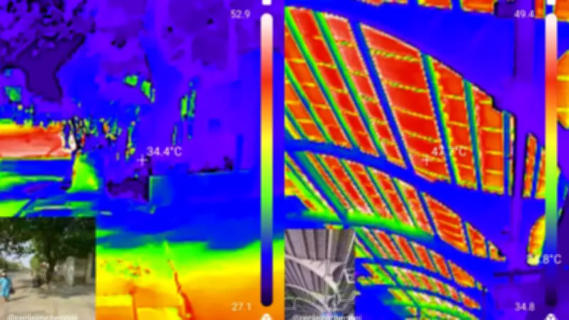 Thermal Images Reveal Extreme Heat Variations Across Chennai