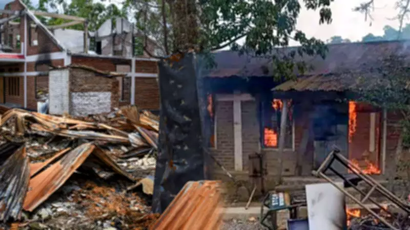 Three Civilians Killed, Seven Houses Torched in Manipur Attack