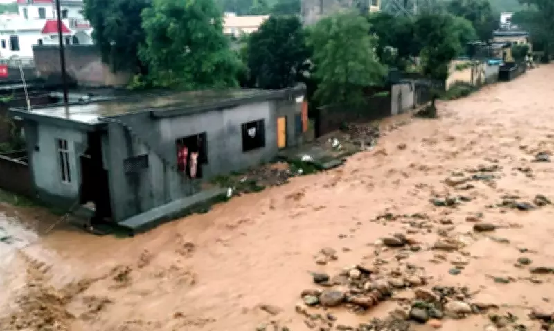 Three Cloudbursts Trigger Flash Floods, Road Blockades in J-K's Doda, Kishtwar, Poonch