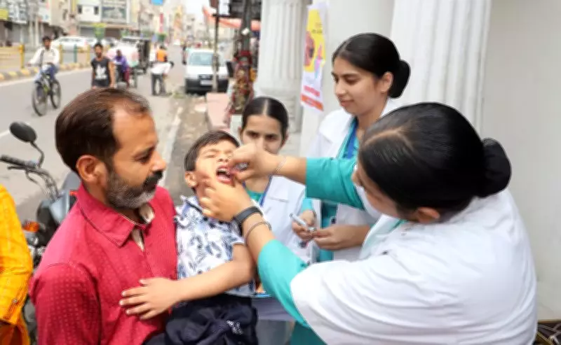 Three-day pulse polio campaign begins in Jalandhar to cover 1.96 lakh children