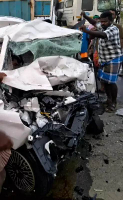 Three Engineers Die in Head-On Collision with Truck Near Perambalur