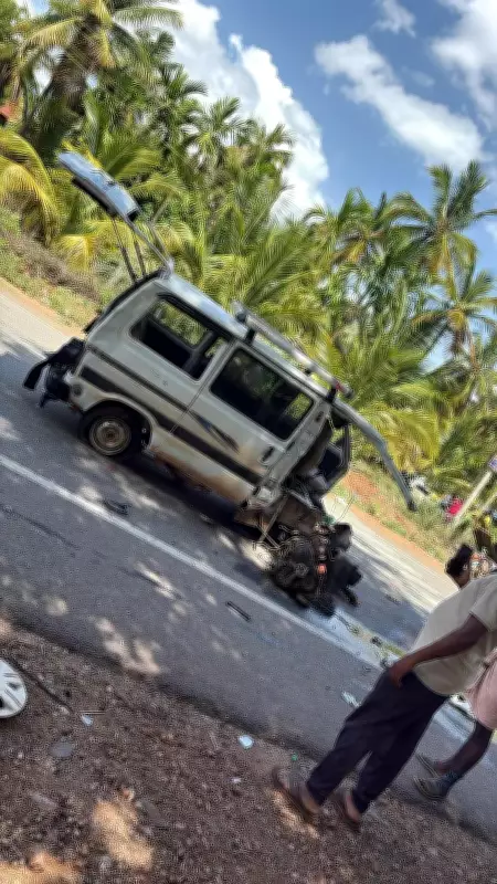 Three Killed, Three Injured in Tumakuru Road Accident