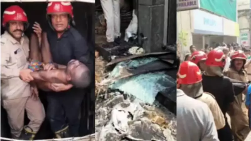 Three Rescued from Fire at Lemon Green Restaurant in South Delhi