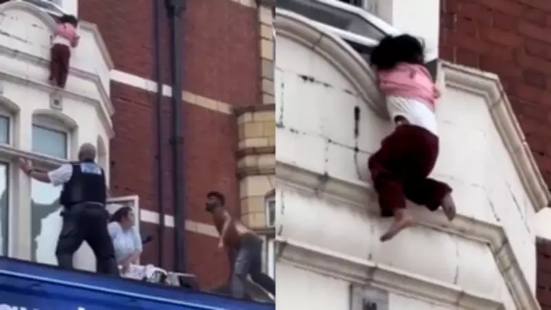 Three-Year-Old Girl Rescued After Hanging from London Window Ledge