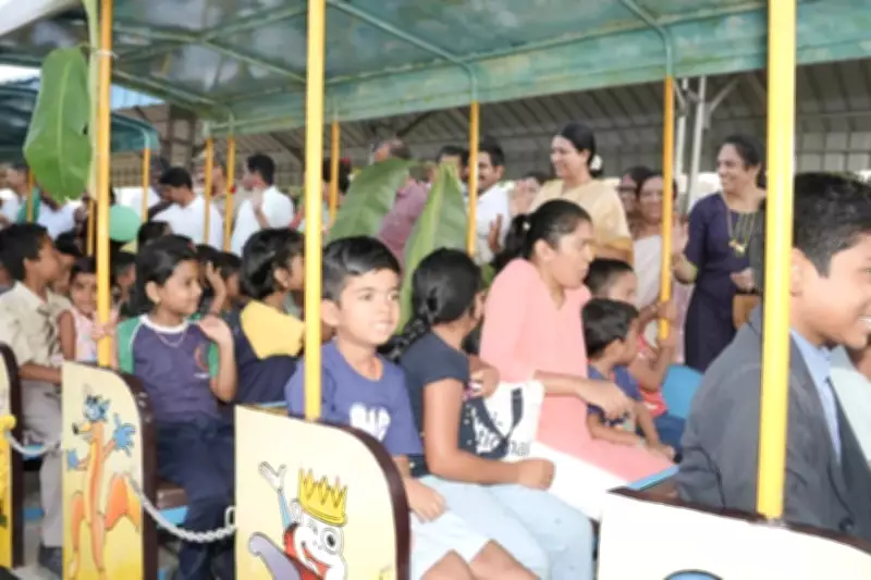 Toy Train Resumes at Davanagere Bal Bhavan After Covid Hiatus