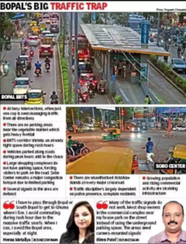 Traffic chaos grips Bopal and South Bopal: Residents demand action