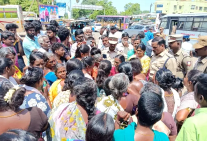 Trichy Residents Protest Tasmac Outlet Near Schools, Demand Closure