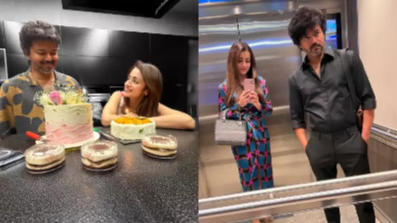 Trisha Krishnan Wishes Vijay on Birthday with Throwback Pic, Recalls Viral 2024 Lift Selfie