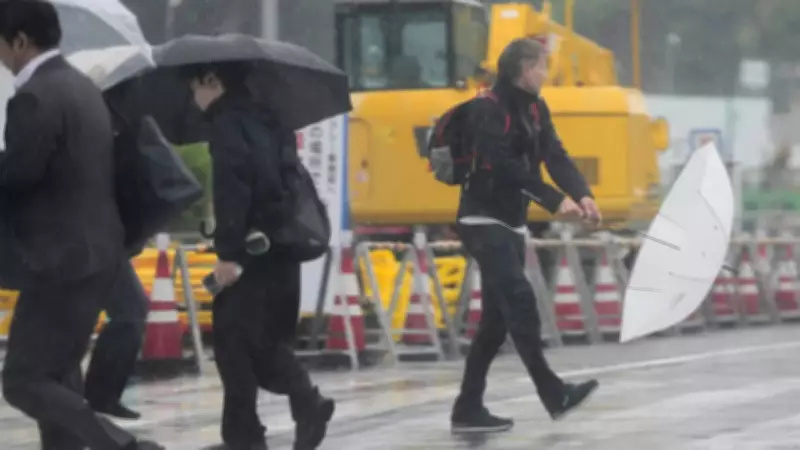 Tropical Storm Jangmi Batters Japan: Power Cuts, Floods, Transport Chaos